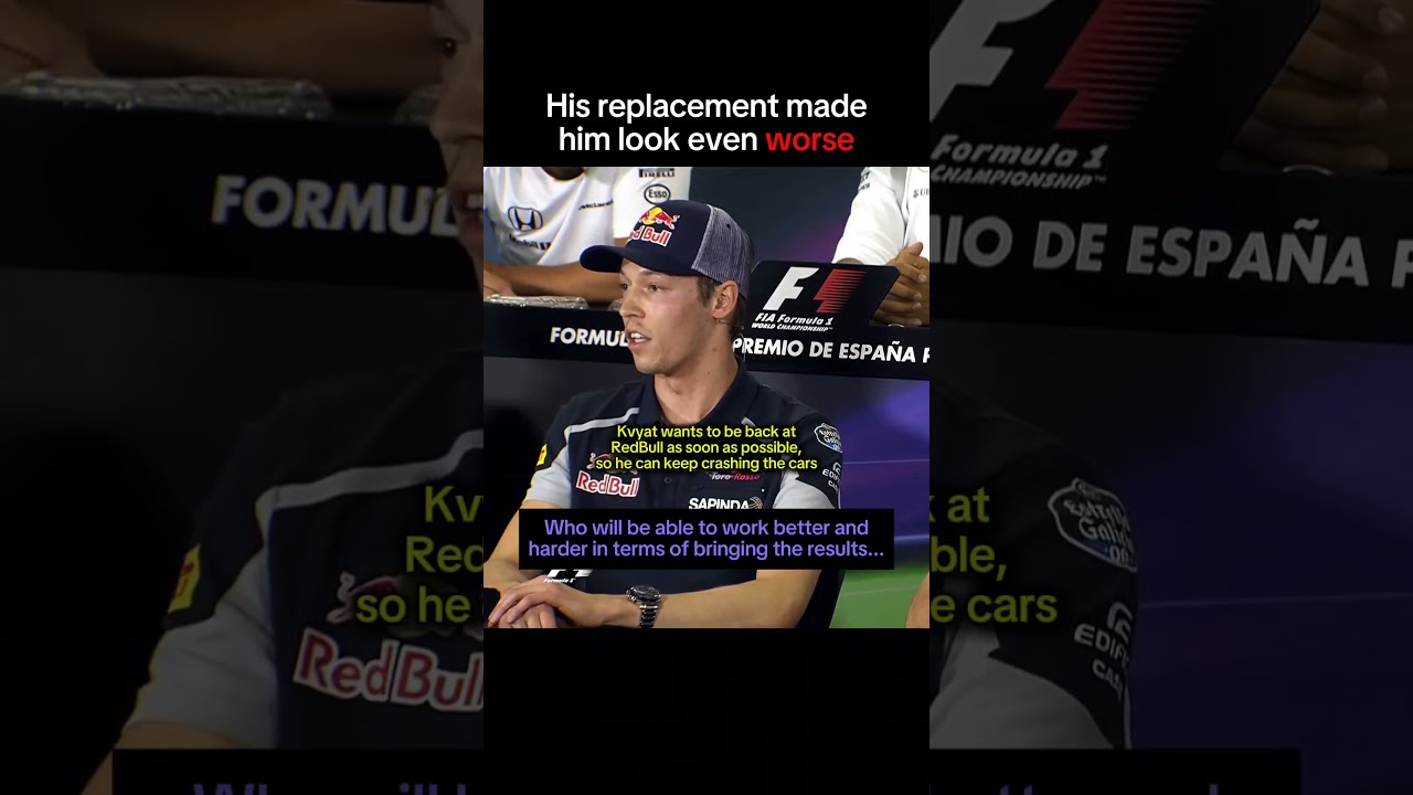 When Verstappen replaced Kvyat 