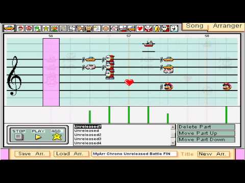 Battle 2 (Chrono Trigger) in Mario Paint Composer