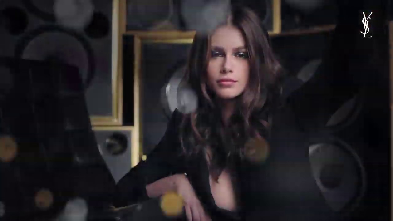 Kaia Gerber for YSL Beauty Sequin Crush Campaign