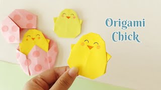 Easy Origami Chick Origami Tutorial For Beginners Easter Craft Ideas Paper Craft Ideas