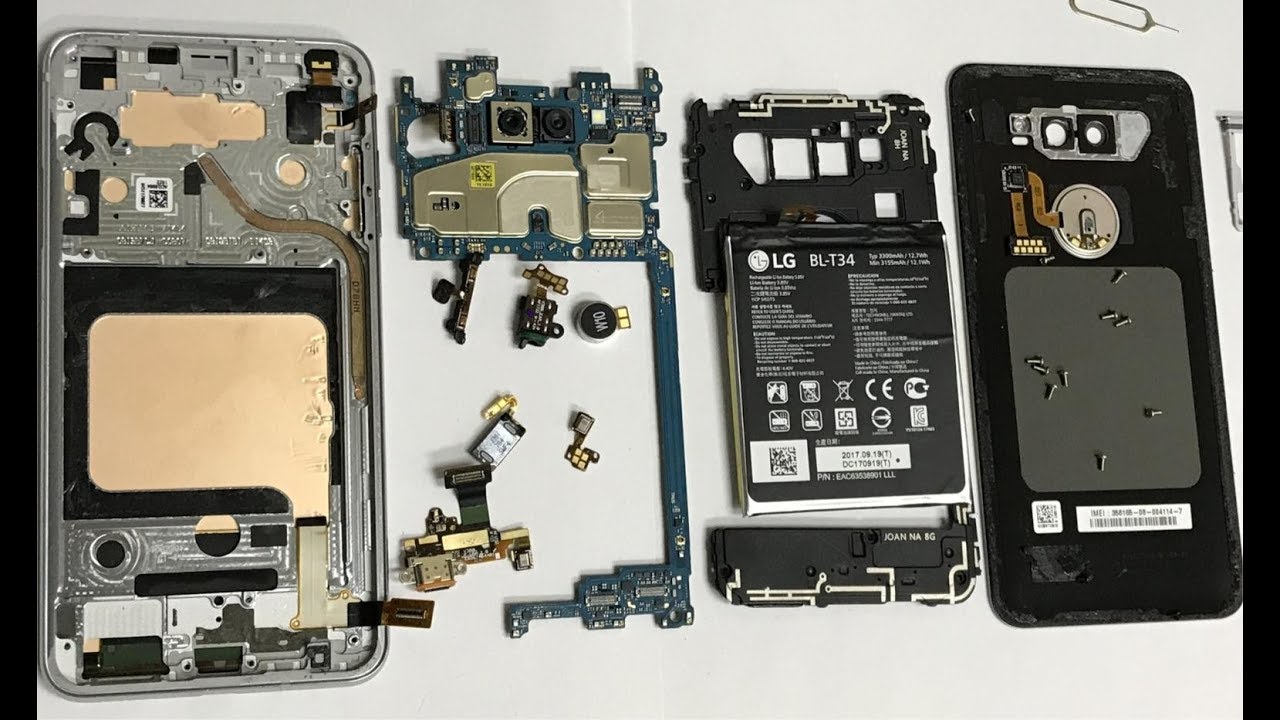 How to Take Apart the LG V30 in 5 Minutes YouTube
