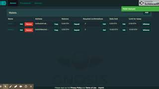 Gnosis Multisignature Wallet Demo (Multisig)