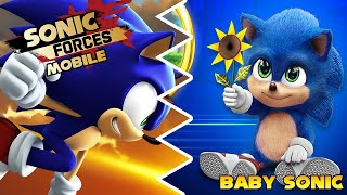 Sonic Forces (Mobile) - Baby Sonic Gameplay | Sonic Movie Event - Every Hero has a Genesis