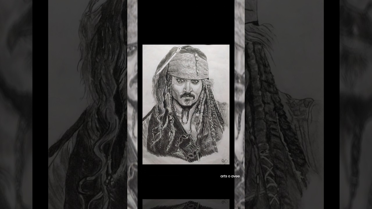 Captain Jack Sparrow drawing 🎨