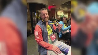 Mainer who overcame serious spinal injury finishes Boston Marathon