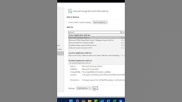How to Disable all Addins in Outlook? #short