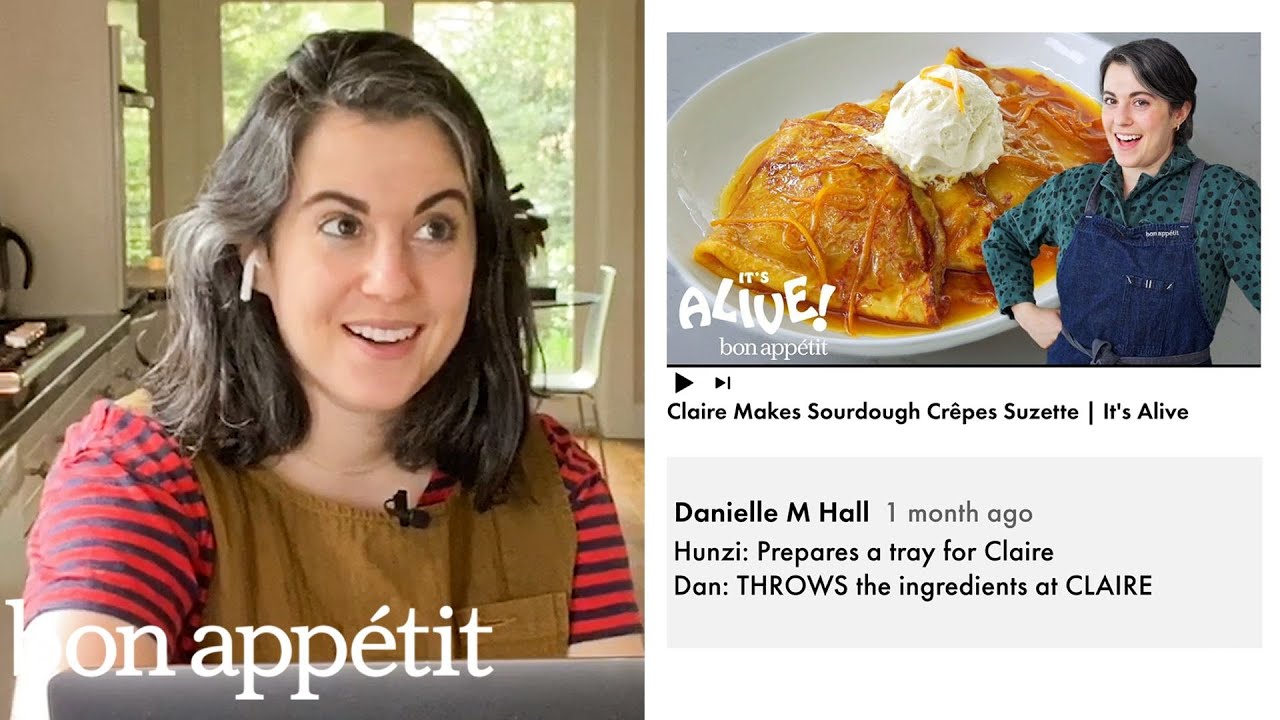 Pro Chefs Read BA YouTube Comments   Test Kitchen Talks @ Home   Bon Apptit