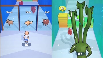 Monster Evolution Run Gameplay Android iOS Games #1 #monsterevolution #monster #rungame