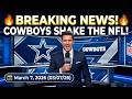 Cowboys Offseason Chaos: Draft Targets, Trades &amp; Big Decisions | Cowboys News Today 03/07/26