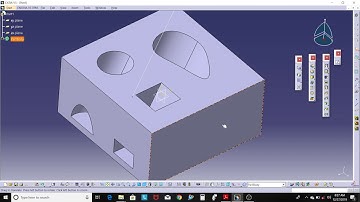 2.6 Part Design CATIA V5 :Creating Multi Length Pockets