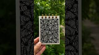 Zentangle art tutorial for beginners #zentangle #relaxingart #mindfulness #viral