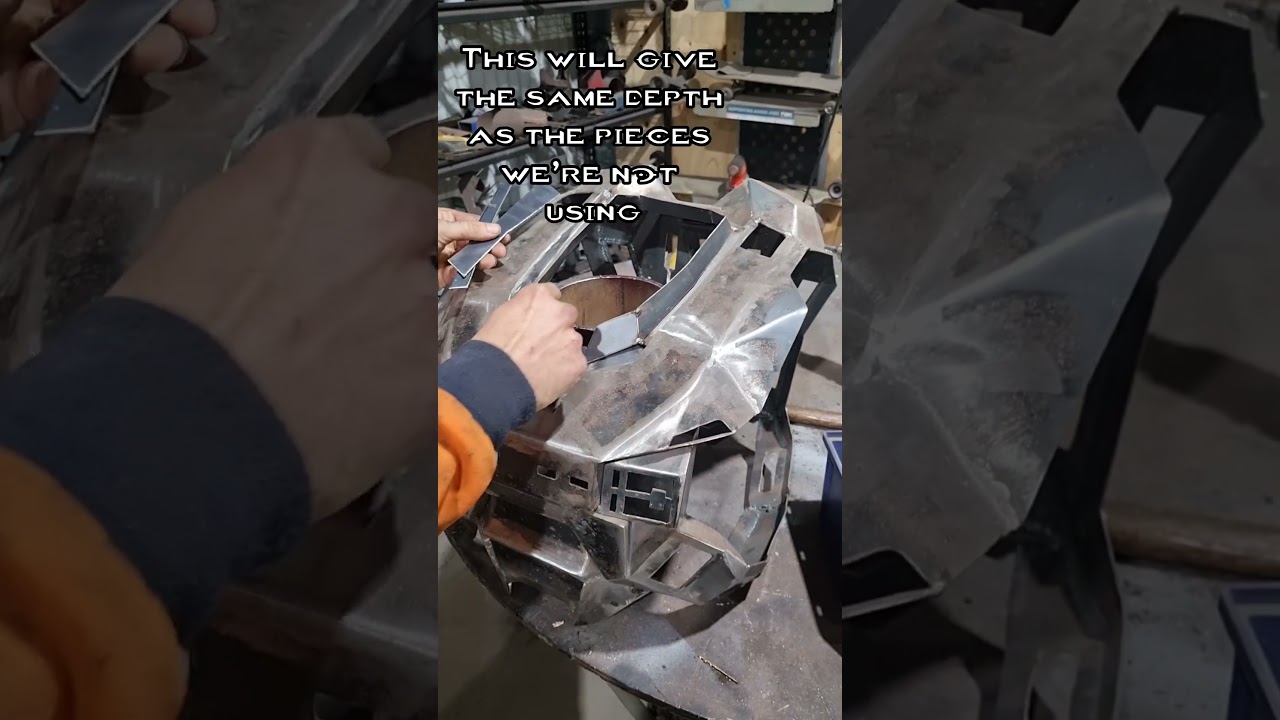 Day 132 of Making Steel Noble 6 Armour #halo #reach #haloreach  #noble6   #steel  #maker #armor #wip