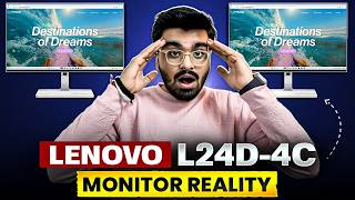 Lenovo L24D-4C Monitor Unboxing & Review! Best Full HD Monitor Under 10,000! Lenovo Monitor Review!