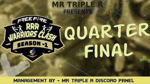 RRR WARRIORS CLASH | Mr Triple R Discord Army | Custom||#mrtripler#freefire