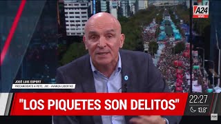 📺 &quot;Pérsico, Grabois, Belliboni, ustedes son DELINCUENTES&quot; l Espert en A24 | 18/05/2023