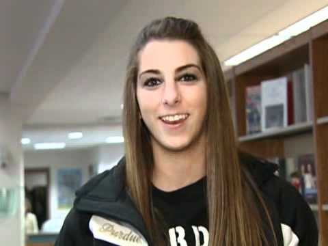 ASHLEY BURKHARDT OF BISHOP DWENGER SIGNS WITH PURD...