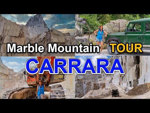 Video: Tur cu jeep la carierele de marmură Carrara din Toscana