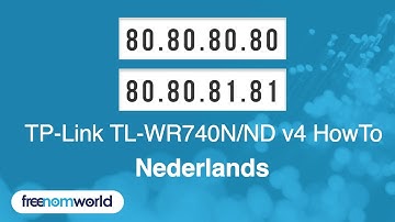 Freenom World TP-Link TL-WR740N/ND v4 HowTo (Nederlands)