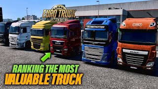 Ranking The Most Valuable Trucks in ETS2 | Power, Speed, Features and more