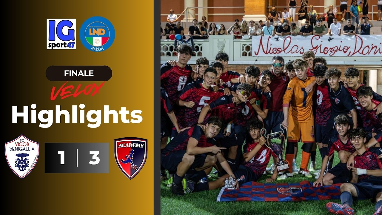 Vigor Senigallia-Academy Civitanovese 1-3 (37° Torneo Velox Giovanissimi)