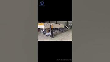 Safely and quickly  Moveable Telescopic Belt Conveyor#loading #telescopic #container #boom conveyor