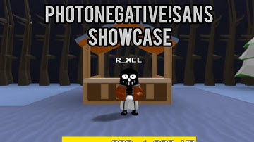 PhotoNegative!Sans [Showcase] - Sans Multiversal Battles! 2 [Smb2]
