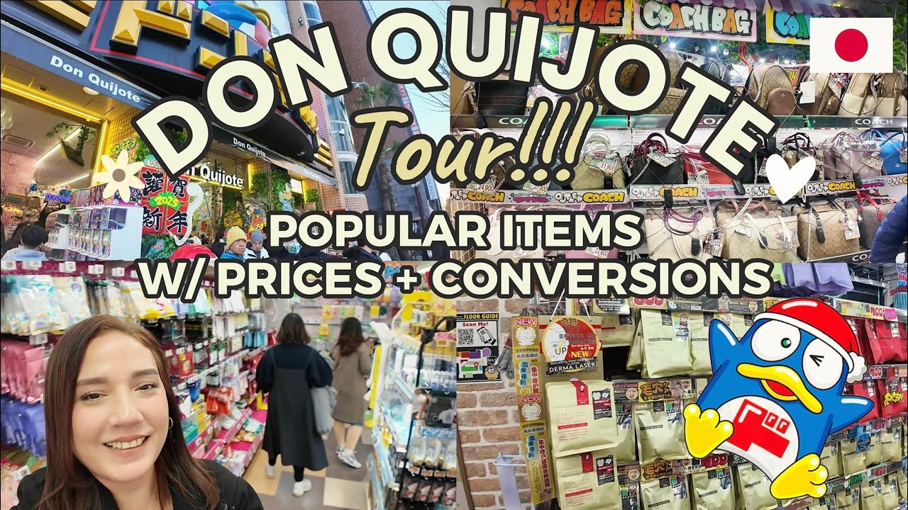 Don Quijote Japan Tour ✨ with Real Japan Prices + PHP Conversions , Cute Finds + Mini Donki Haul! 🇯🇵