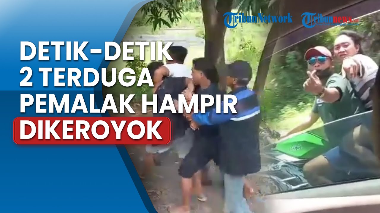 Detik-detik Penangkapan 2 Pria Terduga Pemalak Hampir Dikeroyok di Perbatasan Situbondo-Probolinggo
