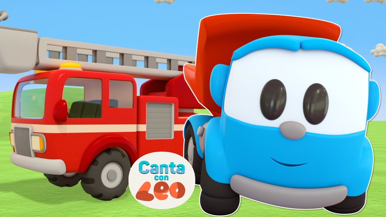 Carritos y Camiones - 20 Canciones Infantiles de Leo el Camión en TV Para Niños