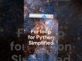 For loop in Python Explained | Dec 2024