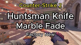 HUNTSMAN KNIFE - Marble Fade [2024] - Factory New (FN) - Skin Showcase / Animation (CS2)