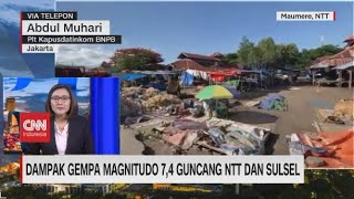 Dampak Gempa 7,4 Magnitudo Guncang NTT dan Sulsel