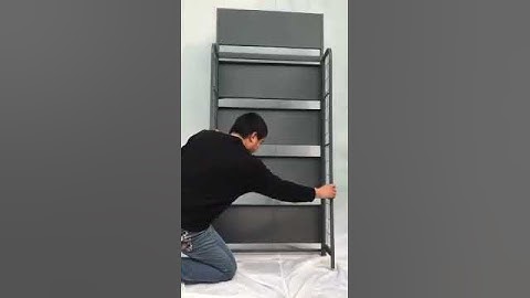 Portable display shelf foldable rack