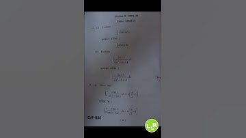 Question Paper Of Mathematics(Integral Calculus) Of 2022 Of B.A/B.Sc 2nd Year Of HPU.#Shorts