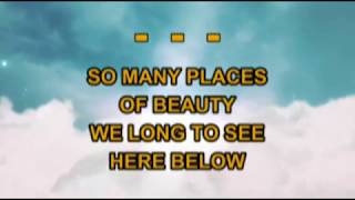 Miniatura de vídeo de "I Want To Stroll Over Heaven With You Acoustic karaoke lower key"