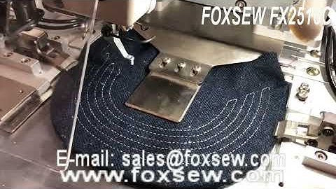 Automatic Caps Visor Pattern Sewing Machine