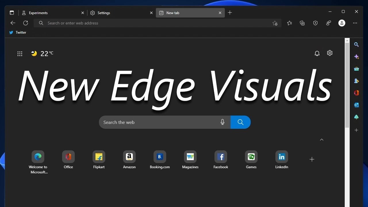 How to Enable the new Microsoft Edge visuals in Windows 11 Win Big Sports