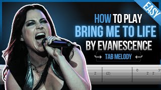 PDF Sample Bring Me to Life - Evanescence - EASY guitar tab & chords by TabMaster.