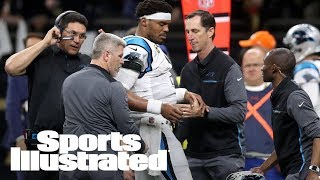 Cam Newton Takes A Hard Hit: Is NFL Concussion Protocol A Joke? | SI NOW | Sports Illustrated