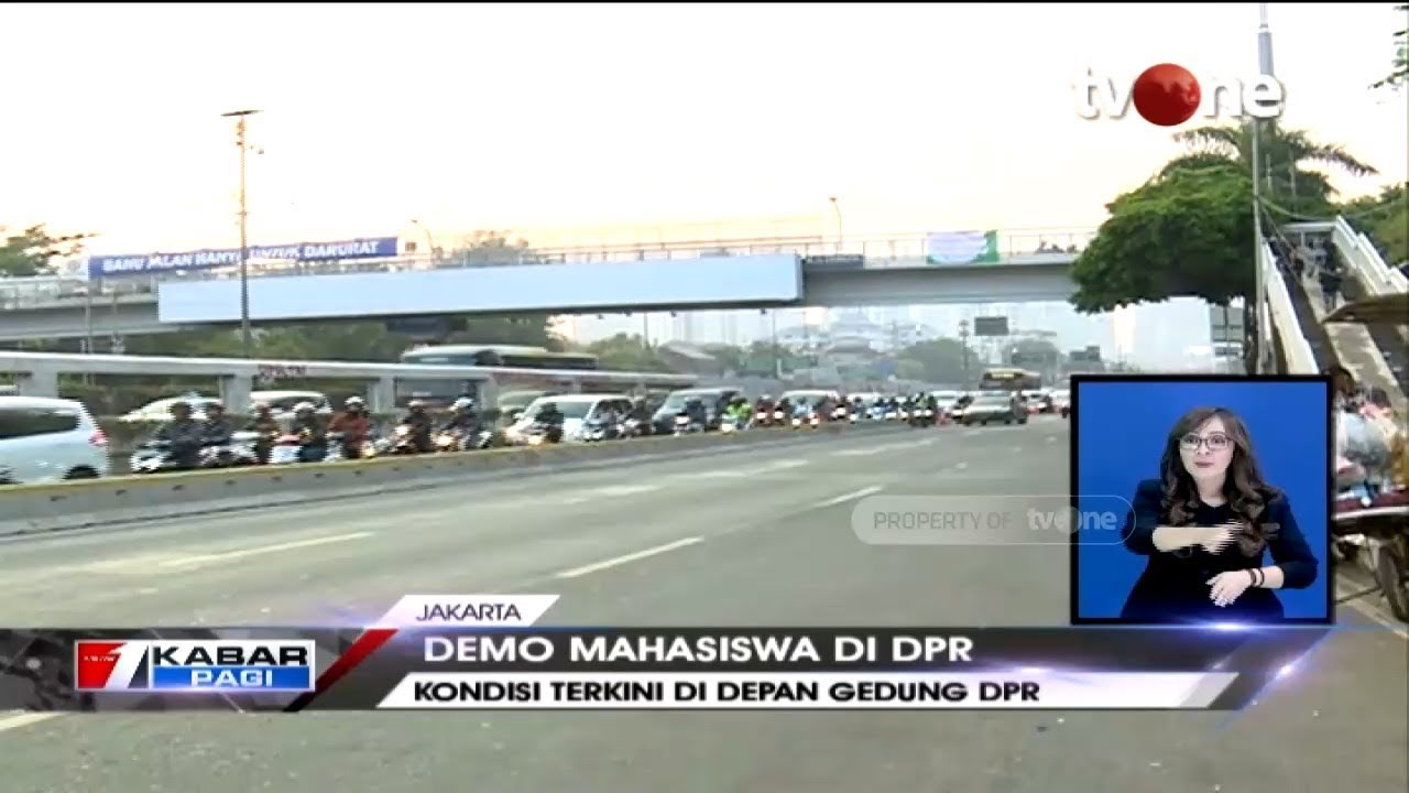 tv one live streaming free Situasi dan Kondisi Terkini Pasca Demo Mahasiswa di Depan Gedung DPR