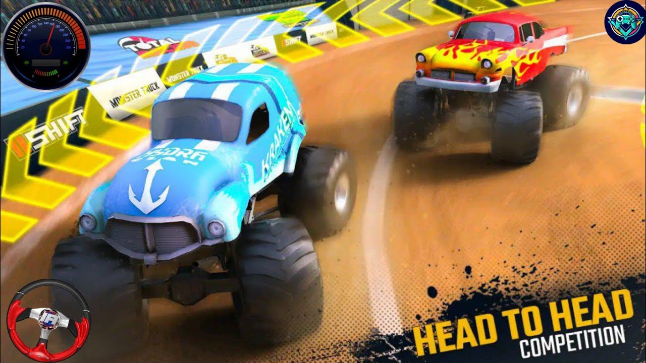 Monster Drag Racing 4x4 Monster Truck Racing Games - Monster Truck Drag Race - Head to head ...