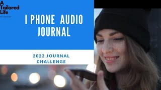 How to iPhone Voice Journal 📓 |  1 Yr Audio Diary | Dictation | Text-to-speech | 60 second journal screenshot 3