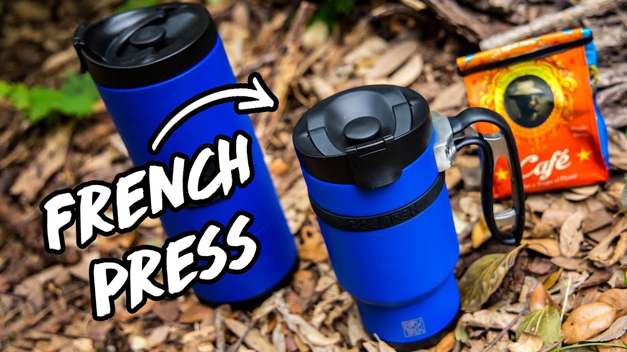 Planetary Design Steel Toe 2.0 Travel French Press with BruStop™