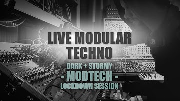 MODULAR LIVE TECHNO JAM with ELEKTRON ANALOG RYTM by MODTECH - Lockdown session LIVESTREAM