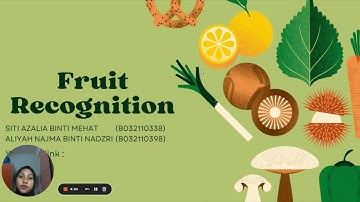 FRUIT RECOGNITION PROJECT PRESENTATION - BITI3313 IMAGE PROCESSING AND PATTERN RECOGNITION