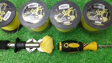 Test kéo đứt cuộn Ashino Fiber Soft, tải rất ấn tượng | 230k/cuộn 500m, freeship từ 2 cuộn