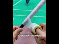 Badminton Grip Wrapping Tutorial for Perfect Overgrip and Handle Setup #shorts #badminton P1