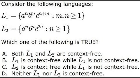 GATE CS/IT 2016 | Computer Science-Theory of Computation | CFL, CSL | sol #3 | ucourse.in