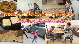 30 Daily Habits For Clean House and kitchen/ 5 Tip for Lunch / Yasmin n Style #mydailyroutine