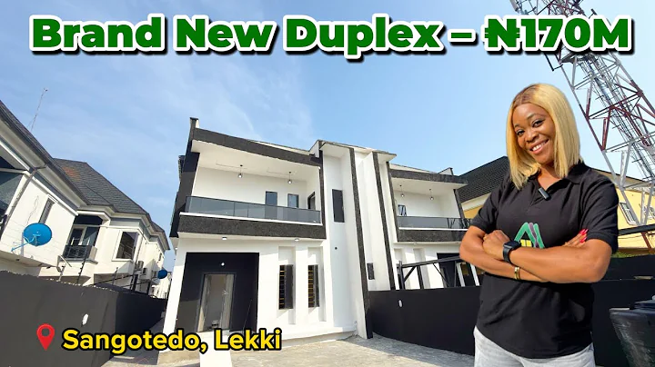 Inside a ₦170,000,000 ($117k) 4 Bedroom duplex in Sangotedo, lekki with BQ